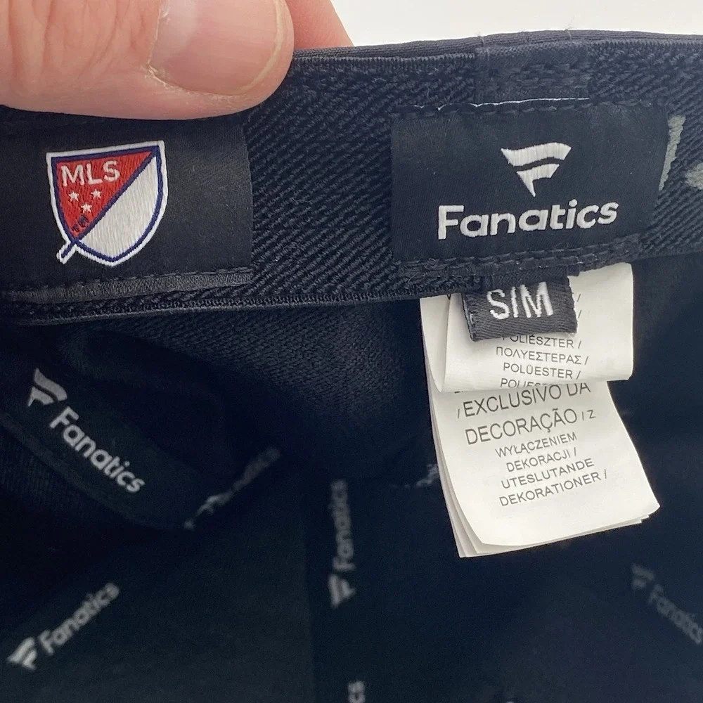 Cincinnati FC Hat Flex Fit Small Medium‎ Black Major League Soccer MLS Fanatics
